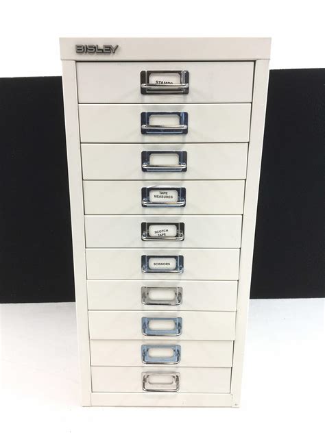 bisley steel multi-drawer cabinet a4 10|bisley 10 drawer filing cabinets.